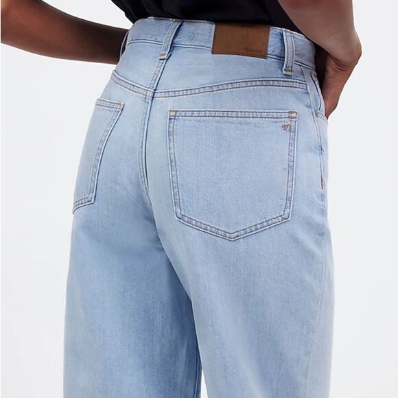 Madewell The Perfect Vintage Wide Leg Crop Jeans Size 25 in Fitzgerald Wash - Picture 5 of 14